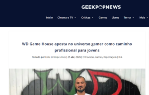 na mídia: Raquel Junqueira para Portal Geek Pop News